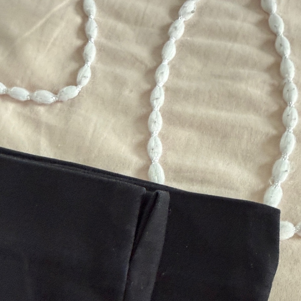 LOFT Marisa Black capri cropped size 10 Riviera pants - Picture 8 of 12